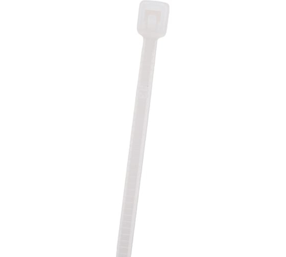 Хомут стяжка нейлоновая SUPRLAN 2x100мм белая (100pcs) 06-1001