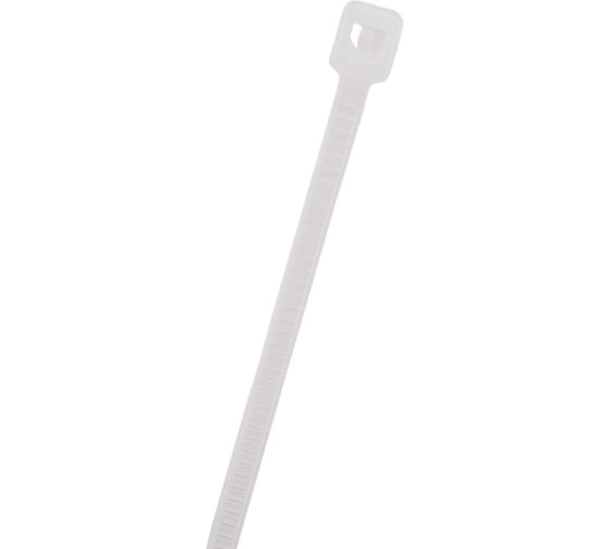 Хомут стяжка нейлоновая SUPRLAN 2x100мм белая (100pcs) 06-1001