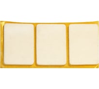 Самоклеящийся фетровый пункт Невский Крепеж 25x50, белый, 6 шт. пакет нк 801775