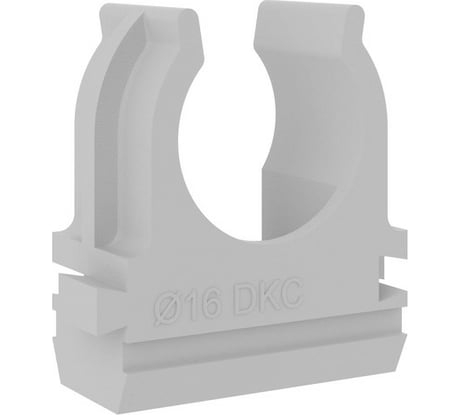 Держатель для труб DKC клипса d16мм 100шт 51016DIY