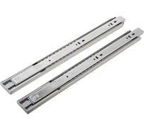 Шариковые направляющие полного выдвижения Lemax PROF с доводчиком + push-to-open, 400 мм DM45-400-D-PO-F