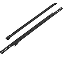 Комплект роликовых направляющих Lemax PROF 450 мм (толщина 0.8 мм), черный NR-08-BL1-450