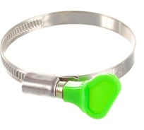 Металлические хомуты СИБРТЕХ элемент крепления с формой ключа 50-70мм, 50шт/уп 47554