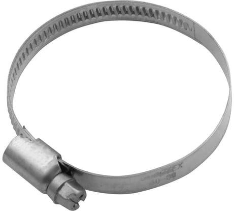 Хомуты СИБРТЕХ нержав. сталь, стандартное болтовое крепление 40-60мм, 50шт/уп, ширина 9мм 47583