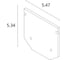 Заглушка для профиля ARTE LAMP expert-accessories A641005E 2