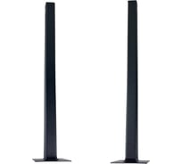 Опора для мебели ЭЛИМЕТ 25x25x400 мм, черная, 2 шт. БП-00002813