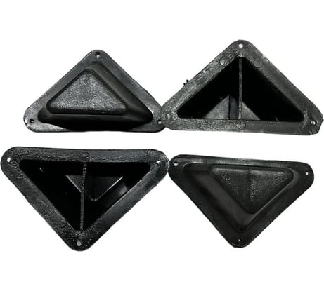 Мебельная треугольная опора ЭЛИМЕТ Н-35, комплект 8 шт. БП-00002782