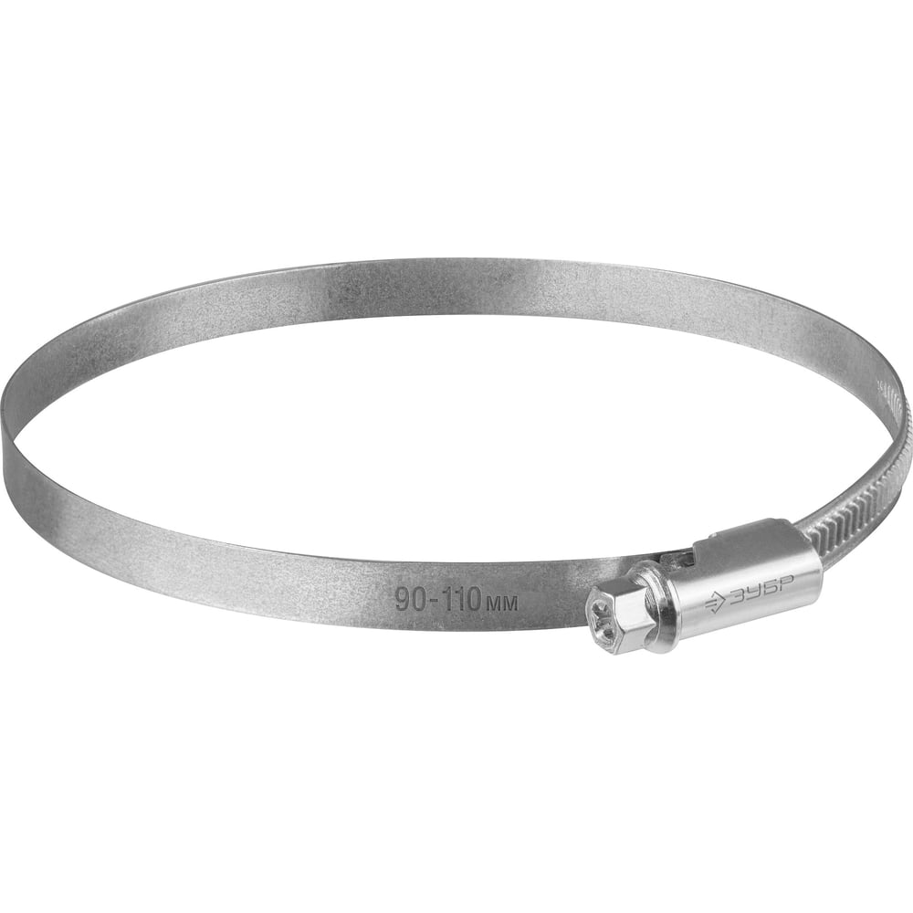Червячный хомут ЗУБР Х-9н 90-110 мм, оцинкованный, 25 шт. 37807-110 ...