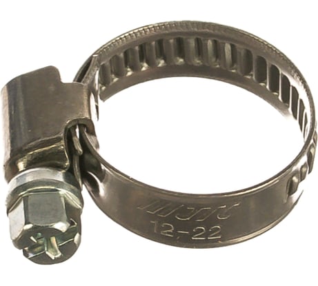 Хомут червячный 12-22мм нержавеющая сталь JTC -ZN22 700776