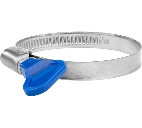 Обжимной червячный хомут MasterProf нержавеющая сталь, с бабочкой, 40-60 мм, 5 шт. ИС.140164.5