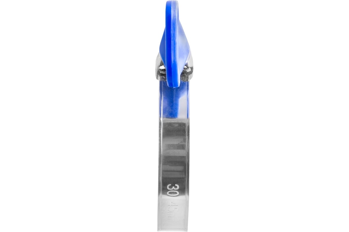 Обжимной червячный хомут MasterProf нержавеющая сталь, с бабочкой, 30 ...