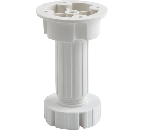 Регулируемая опора для корпусной мебели Lemax PROF белый, 100 мм FL10W