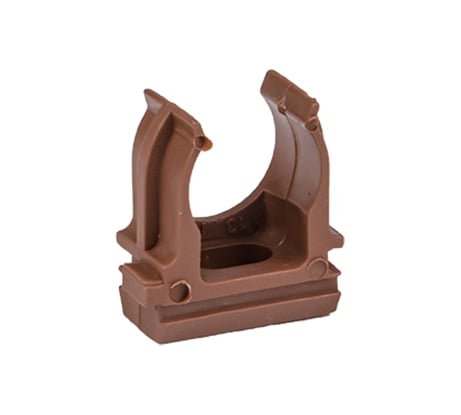 Крепеж-клипса EKF d16 мм, темное дерево, 10 шт. derj-z-16d