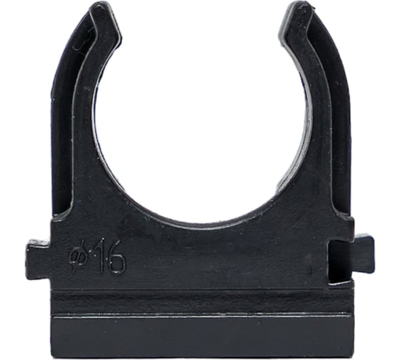 Крепеж-клипса для монтажного пистолета EKF d16 мм, черная, 100 шт. derjp-z-16-black