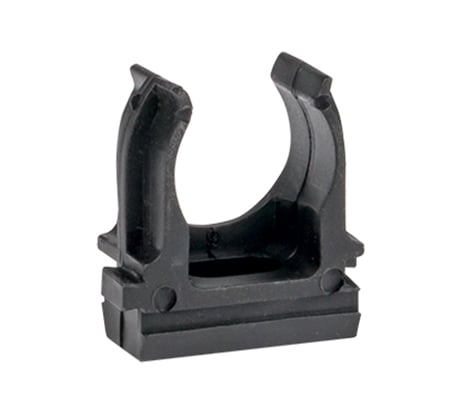 Крепеж-клипса EKF d16 мм, черная, 10 шт. derj-z-16b