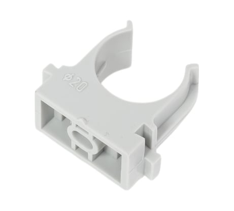 Крепеж-клипса для монтажного пистолета EKF d20 мм, серая, 100 шт. derjp-z-20