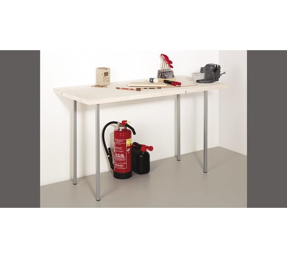 Мебельная ножка Dolle plix 700x24x24 мм, цвет белый арт. 81755