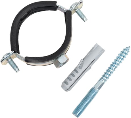 Сантехнический хомут Holzer Flexo 1 1/2" (47-51 мм), 3 шт. ФР-00024709