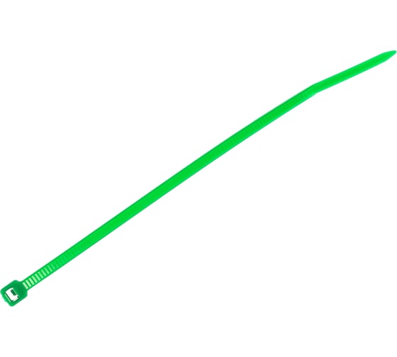 Нейлоновый хомут Зубр МАСТЕР зеленый, 2,5 мм x 100 мм, 100 шт 309060-25-100