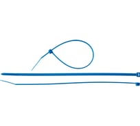 Нейлоновый хомут Зубр МАСТЕР синий, 2,5 мм x 100 мм, 100 шт 309070-25-100