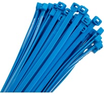 Нейлоновый хомут Зубр МАСТЕР синий, 4,8 мм x 400 мм, 100 шт 309070-48-400