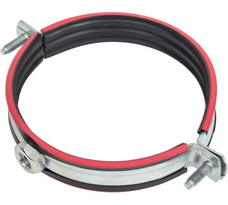 Сантехнический хомут с шурупом и дюбелем MasterProf м10, 4", 107-115 мм, 5 шт. ТД.030273