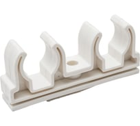 Двойная клипса PPRC для крепления труб 20/22 Masterprof ИС.090744