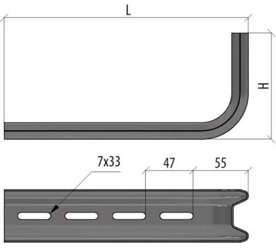 Консоль Система КМ L-образная, 200 мм LO5235 KSL200