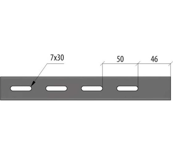 Консоль без опоры Система КМ 500 мм INOX304 LO6334 KBO500 INOX304