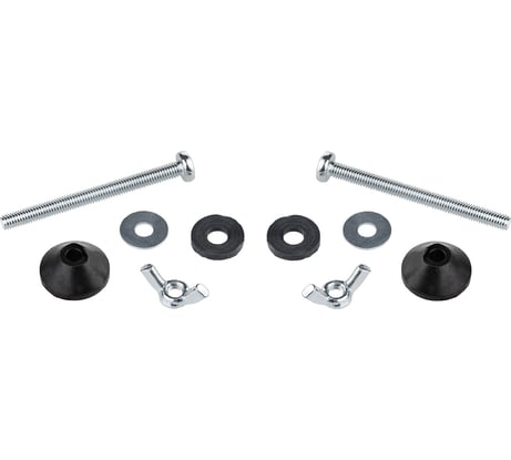 Крепление бачка к унитазу MasterProf М6 с гайкой "барашек", комплект 2 шт. ИС.130735