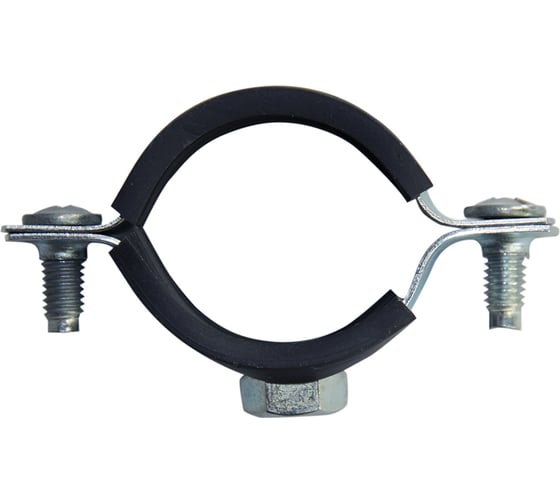 Оцинкованный хомут с резиновым уплотнителем MasterProf 1.1/2", M8 ИС.140006 1