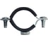 Оцинкованный хомут с резиновым уплотнителем MasterProf 3/8", M8 ИС.140001 1