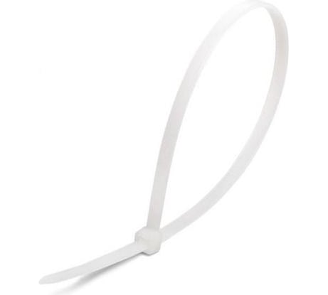 Кабельный нейлоновый хомут TOKOV ELECTRIC белый, 2.5x150 мм, 100 шт. TKE-HNS-2.5-150-W/100