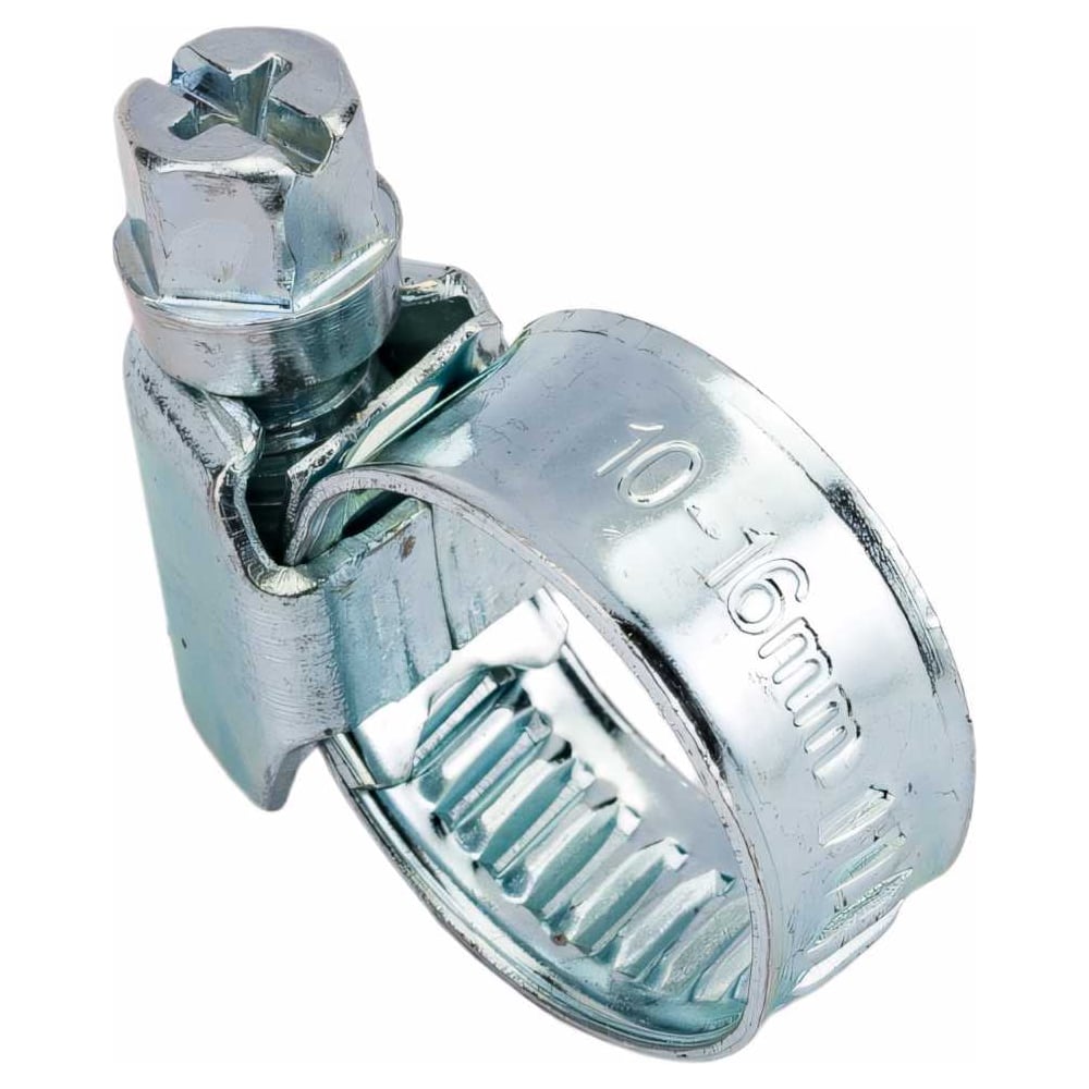 Червячный хомут СВК оцинкованная сталь, w1/9 мм, 10-16 мм SVK-GW1016 ...