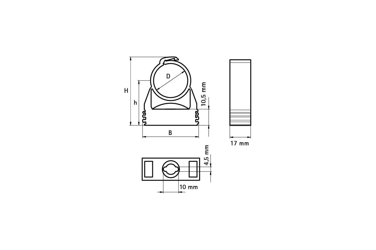 Хомут Walraven BIS starQuick D-16-20, медный, упаковка 100 шт. 0855818 ...