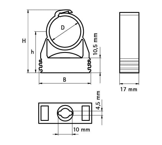 Хомут Walraven BIS starQuick D-16-20, медный, упаковка 100 шт. 0855818
