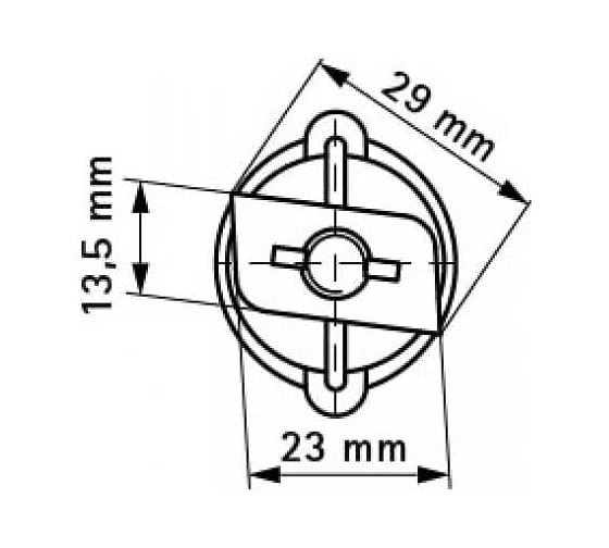 Монтажный болт Walraven BIS RapidRail Hammerfix, M8, 100, оцинкованная сталь 6523810