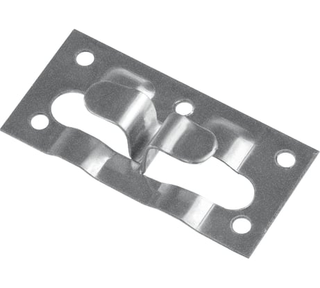 Кляймер-кг ЗУБР угловой крепеж для керамогранита, 10x34x70 мм, цинк, 50 шт. 30857