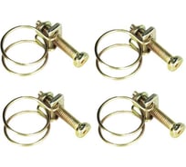 Набор проволочных хомутов MasterProf 3 размера, 6 шт., цинк, 1/2", 3/4", 1" ИС.140915