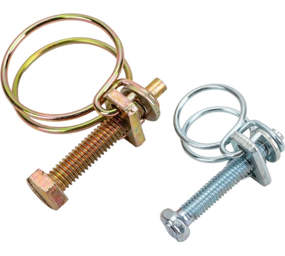 Набор проволочных хомутов MasterProf 3 размера, 6 шт., цинк, 1/2", 3/4", 1" ИС.140915