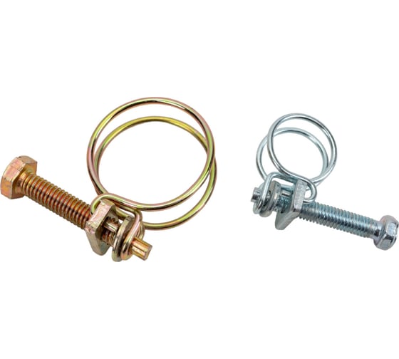 Набор проволочных хомутов MasterProf 3 размера, 6 шт., цинк, 1/2", 3/4", 1" ИС.140915
