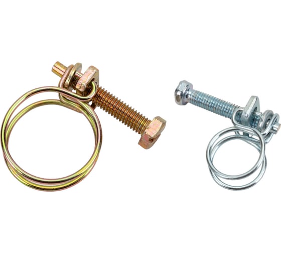 Набор проволочных хомутов MasterProf 3 размера, 6 шт., цинк, 1/2", 3/4", 1" ИС.140915