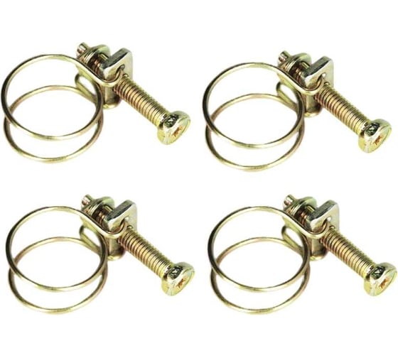 Набор проволочных хомутов MasterProf 3 размера, 6 шт., цинк, 1/2", 3/4", 1" ИС.140915 1