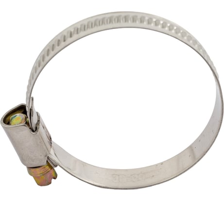 Обжимной хомут FIT IT нержавеющая сталь, 32-50 мм 64284