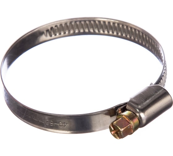 Обжимной хомут FIT IT нержавеющая сталь, 40-60 мм 64285