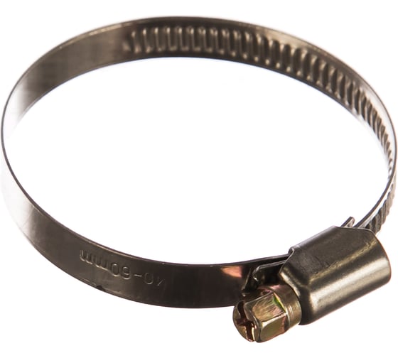 Обжимной хомут FIT IT нержавеющая сталь, 40-60 мм 64285