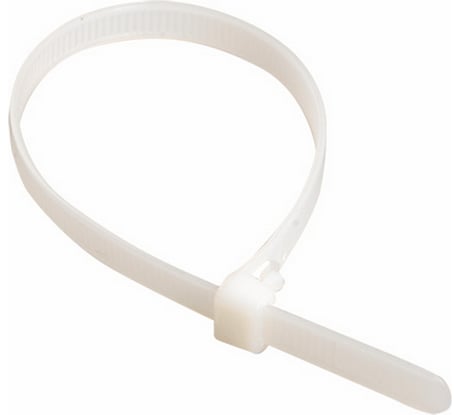 Хомут - стяжка Tech-Krep/Zitar 4,0х250 белый нейлон 100шт - пакет накл. 135056