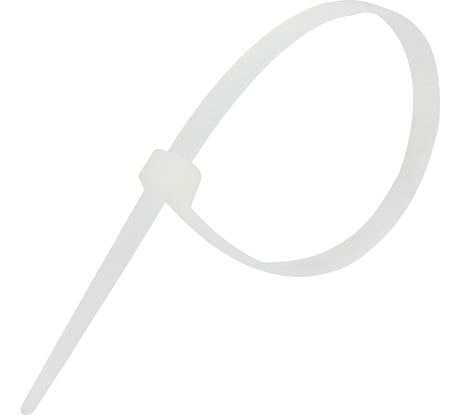 Пластиковые стяжки Cablexpert 250 мм х 4.8 мм, белые, 100 шт. NYT-250x4.8