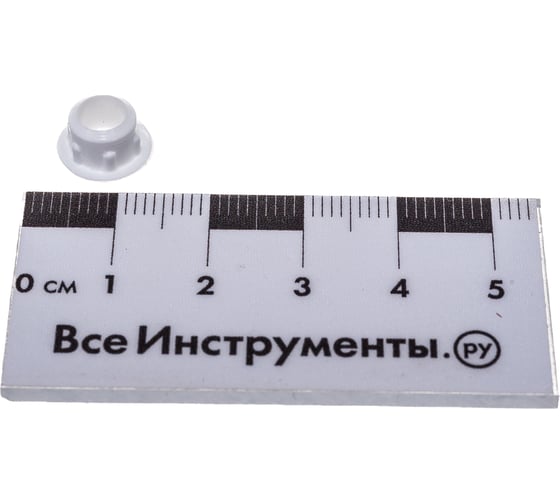 Декоративная заглушка Tech-Krep/Zitar 8 мм белая 35 шт - пакет 108861