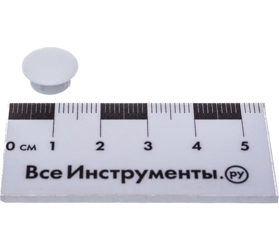 Декоративная заглушка Tech-Krep/Zitar 10 мм белая 35 шт - пакет 108869